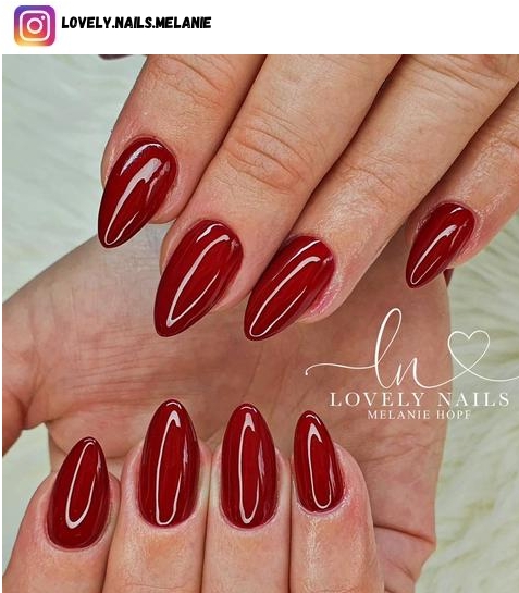 red bridal nail designs