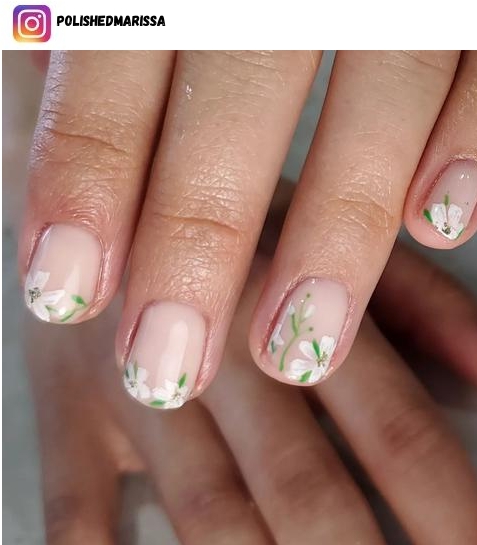 short wedding nail design ideas