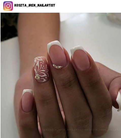 short wedding nail art