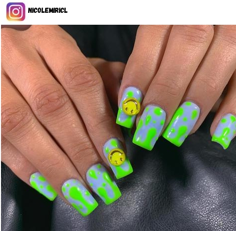 slime nail design ideas