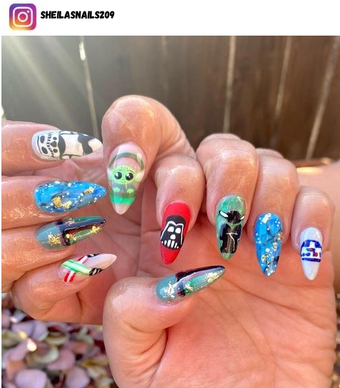 star wars nails