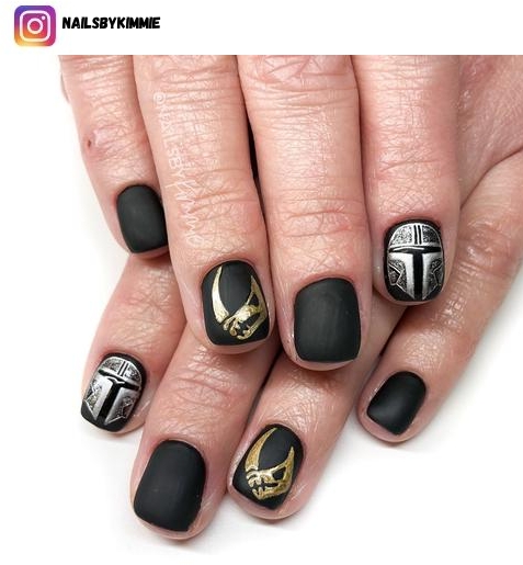 star wars nail polish design
