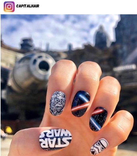 star wars nail designs