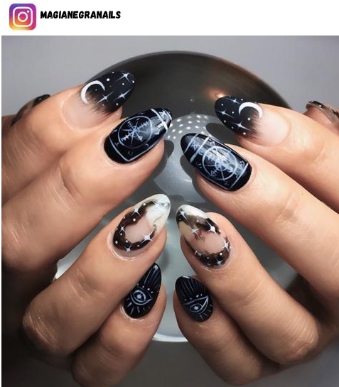 wiccan nail design