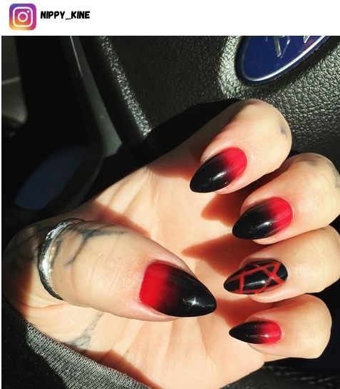 wiccan nail design ideas