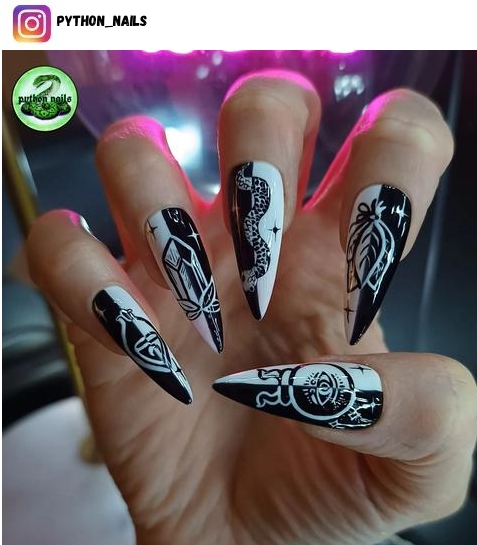 wiccan nail design