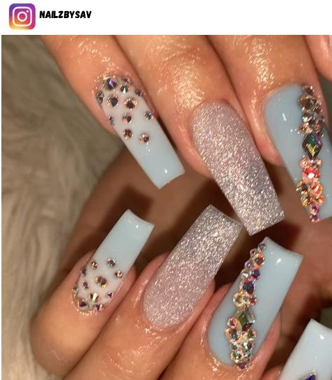 Frozen nail designs