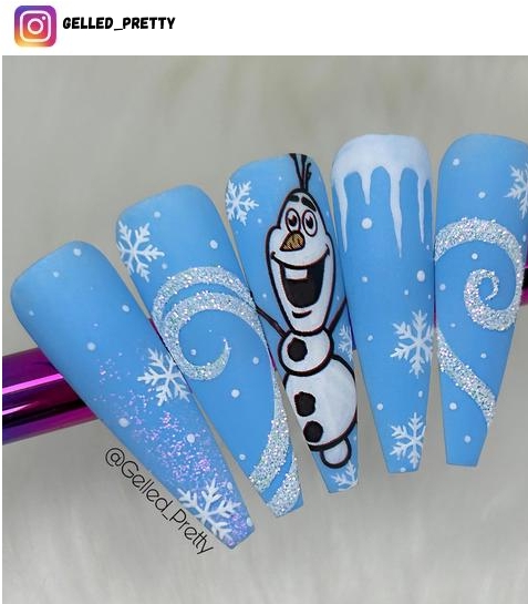 Frozen nail ideas