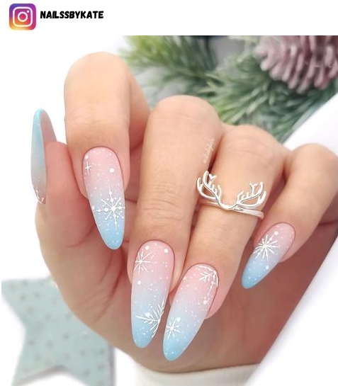 Frozen nail design