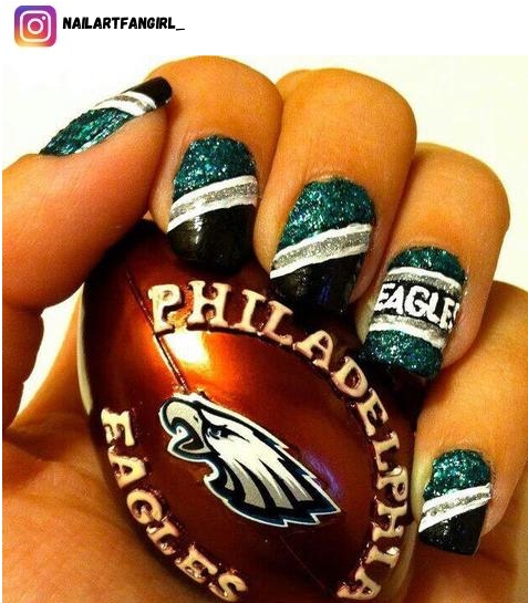 Philadelphia Eagles nails
