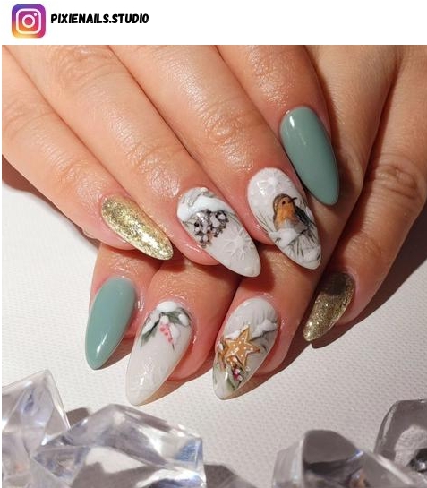 bird nail designs