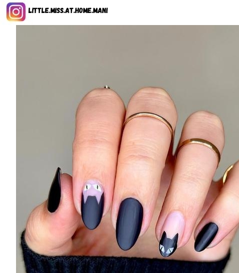 black cat nails
