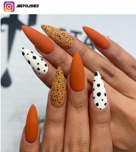 burnt orange nail ideas