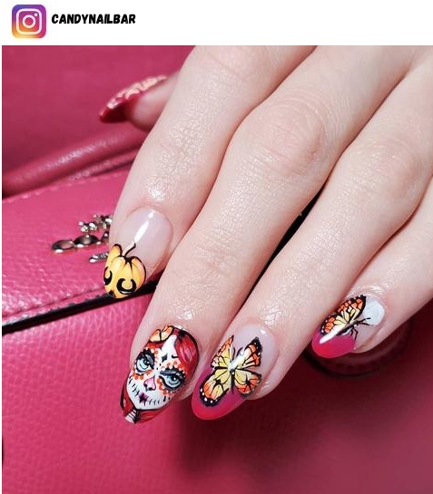 day of the dead nail