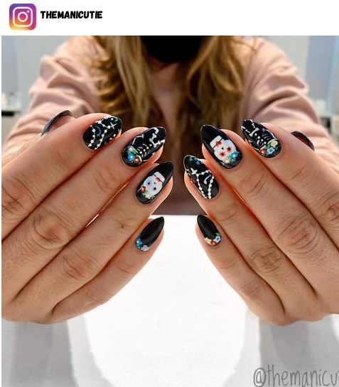day of the dead nail designs