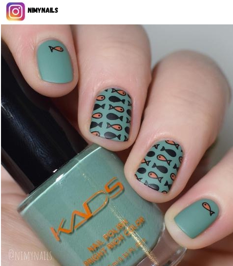 fish nail designs