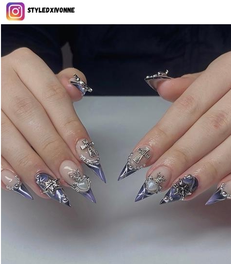 metal nail design