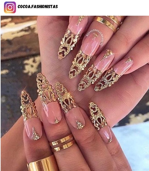 metal nail designs