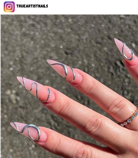 metal nail design