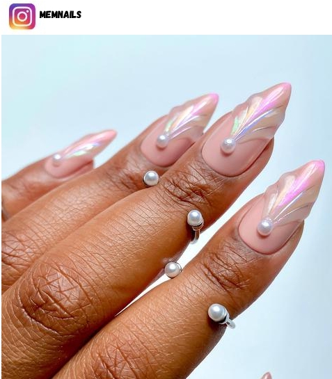 seashell nail designs