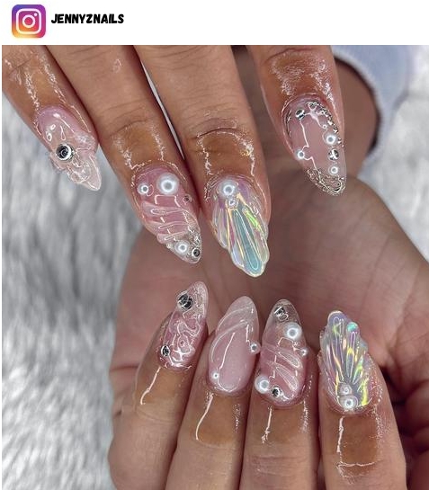 seashell nail designs