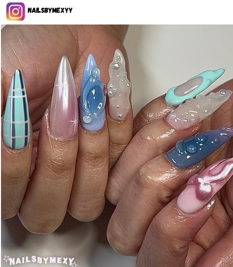 seashell nail art